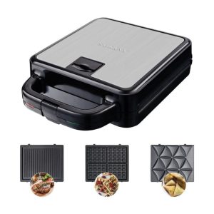 Sokany SK-08064 Waffle, Grill & Samoosa Maker Set